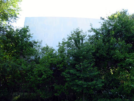 M-60 Drive-In Theatre - Screen - Photo From Water Winter Wonderland (newer photo)